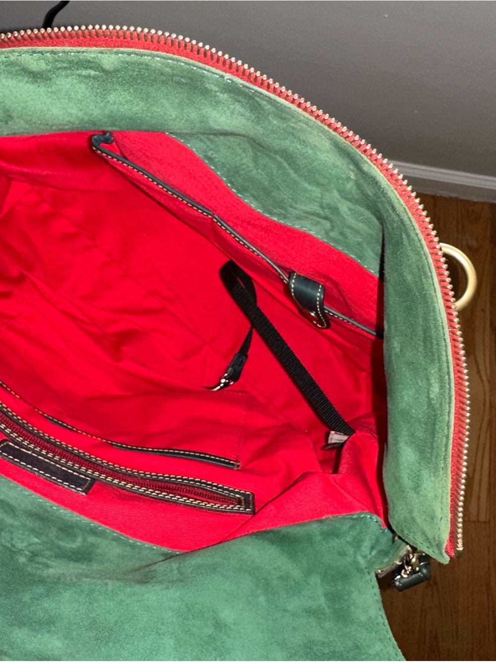 Dooney & Bourke Florentine Smith Satchel — Ivy - Picture 9 of 9